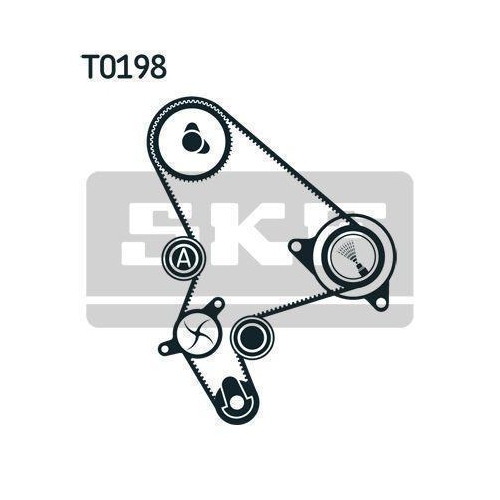 Zahnriemensatz SKF VKMA 03266 für CITROËN FIAT LANCIA PEUGEOT SUZUKI