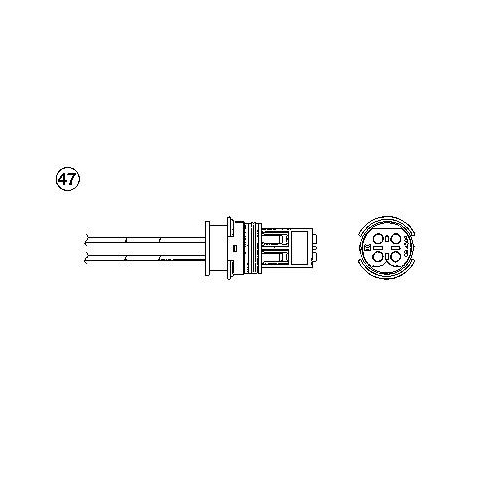Lambdasonde NGK 93835 für MERCEDES-BENZ STEYR SMART MAYBACH