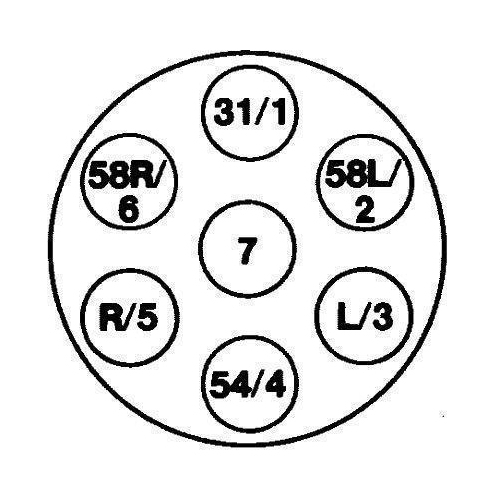 Steckdose HELLA 8JB 003 833-001 für AUWÄRTER DAF FORD MAN MERCEDES-BENZ SCANIA