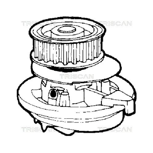 Wasserpumpe, Motorkühlung TRISCAN 8600 24847 für BEDFORD OPEL VAUXHALL CHEVROLET