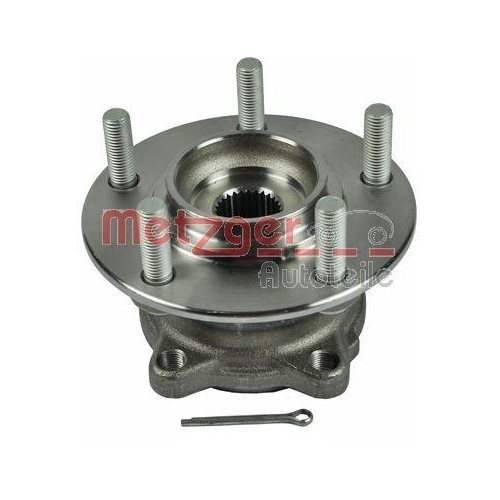 Radlagersatz METZGER WM 7409 für MITSUBISHI CITROËN/PEUGEOT, Hinterachse