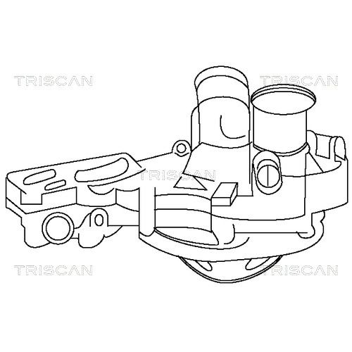 Wasserpumpe, Motorkühlung TRISCAN 8600 25004 für RENAULT