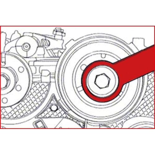 Montagewerkzeug, Nockenwelle KS TOOLS 400.2104 für AUDI SEAT SKODA VW