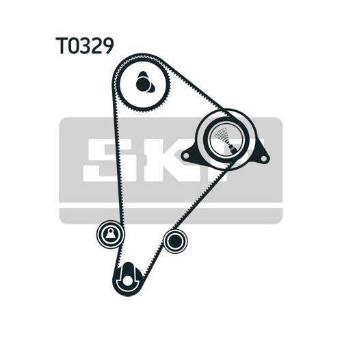 Zahnriemensatz SKF VKMA 91122 für TOYOTA