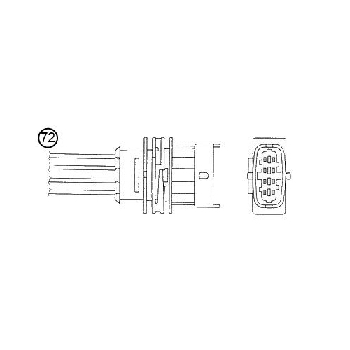 Lambdasonde NGK 5695 für OPEL