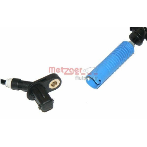 Sensor, Raddrehzahl METZGER 0900013 für BMW, Hinterachse links