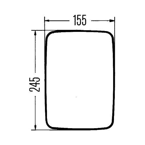 Außenspiegel HELLA 8SB 501 137-031 für AUWÄRTER FORD MAN MERCEDES-BENZ HITACHI