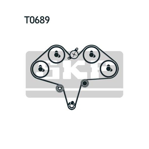 Zahnriemensatz SKF VKMA 95000 für CHRYSLER MITSUBISHI HYUNDAI KIA