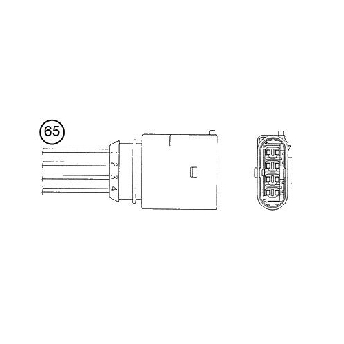 Lambdasonde NGK 0474 für AUDI SEAT SKODA VW LAMBORGHINI BENTLEY