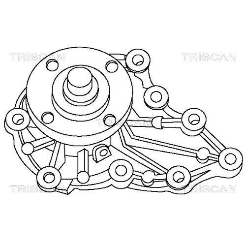 Wasserpumpe, Motorkühlung TRISCAN 8600 13933 für TOYOTA