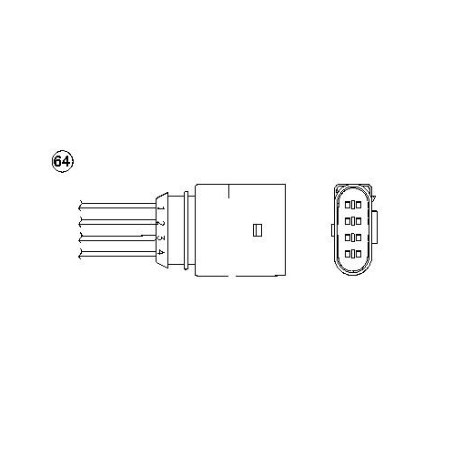 Lambdasonde NGK 0391 für AUDI SEAT SKODA VW LAMBORGHINI BENTLEY