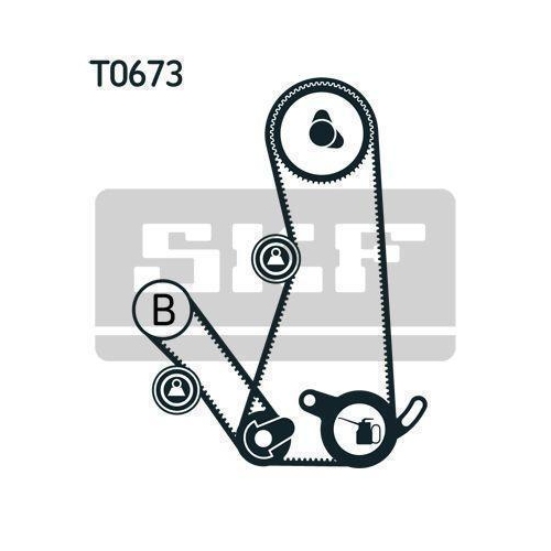 Zahnriemensatz SKF VKMA 95642 für MITSUBISHI HYUNDAI