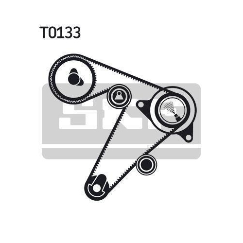 Wasserpumpe + Zahnriemensatz SKF VKMC 06501 für RENAULT