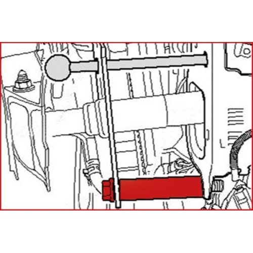 Montagewerkzeug, Zahnriemen KS TOOLS 150.3012 für AUDI VW