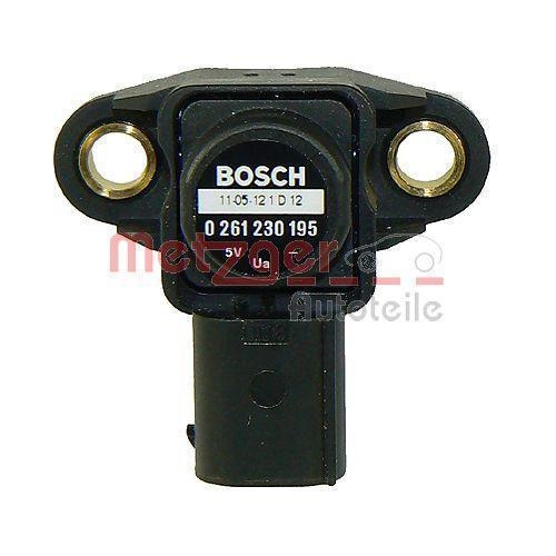 Sensor, Ladedruck METZGER 0906115 ORIGINAL ERSATZTEIL für MERCEDES-BENZ