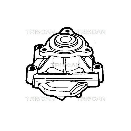 Wasserpumpe, Motorkühlung TRISCAN 8600 40804 für HONDA