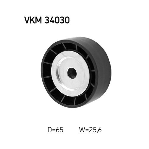 Umlenk-/Führungsrolle, Keilrippenriemen SKF VKM 34030 für CITROËN FIAT FORD