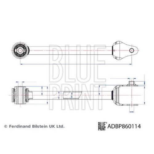 Blue Print 1x ADBP860114BP Querlenker mit Lager