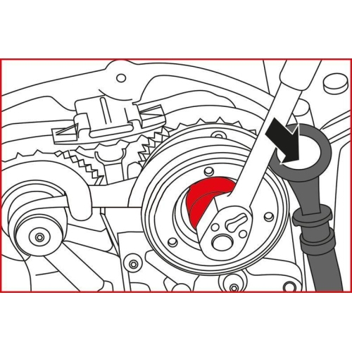 Einstellwerkzeugsatz, Steuerzeiten KS TOOLS 400.4325 für