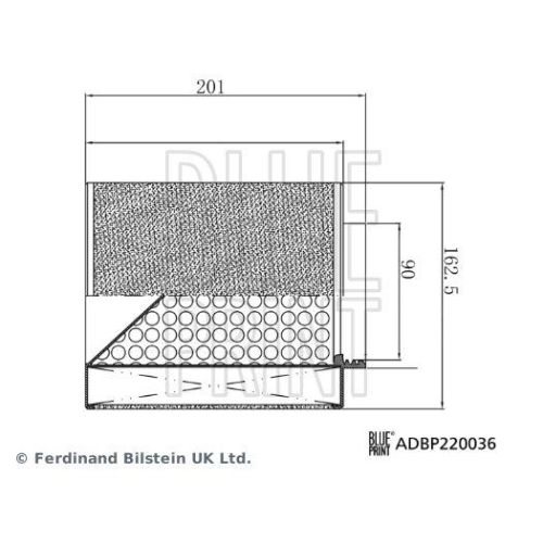 Blue Print 1x ADBP220036BP Luftfilter