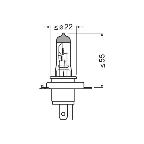 Glühlampe, Fernscheinwerfer OSRAM 64193ULT-HCB ULTRA LIFE für, vorne