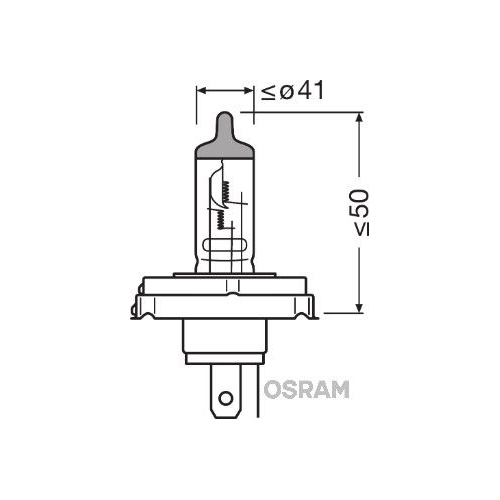 Glühlampe, Fernscheinwerfer OSRAM 64183 ORIGINAL