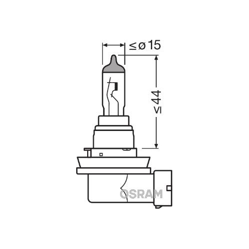 Glühlampe, Abbiegescheinwerfer OSRAM 64212 ORIGINAL