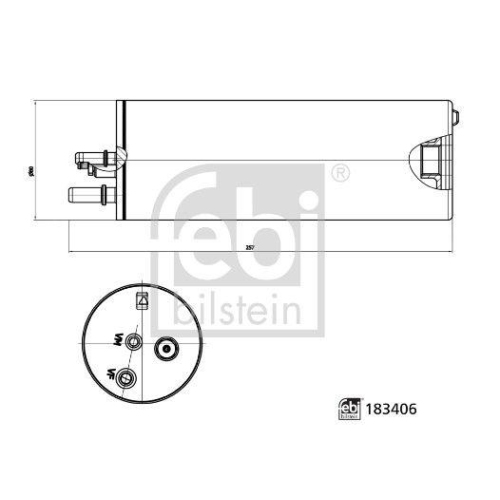 Kraftstofffilter FEBI BILSTEIN 183406 für VW