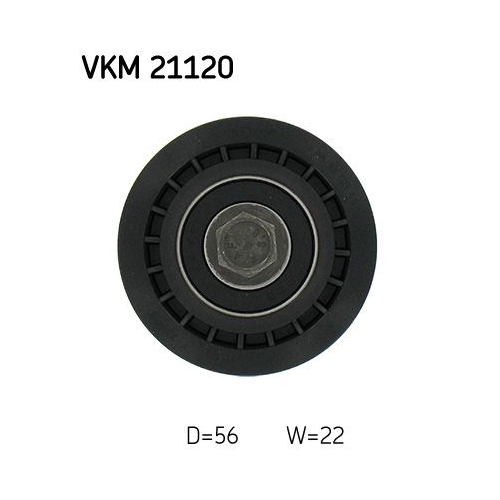 Umlenk-/Führungsrolle, Zahnriemen SKF VKM 21120 für AUDI SEAT SKODA VW