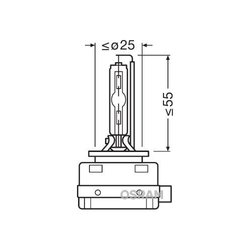 Glühlampe, Fernscheinwerfer OSRAM 66140 XENARC ORIGINAL