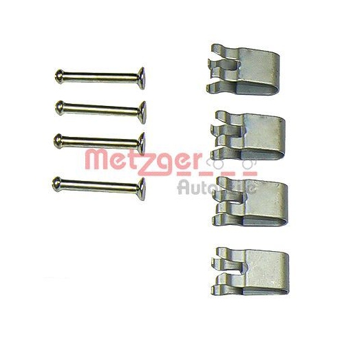 Bremsbackensatz METZGER MG 717V für, Hinterachse