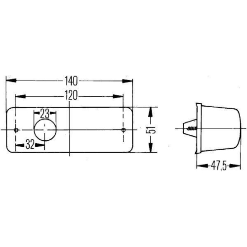 Zusatzblinkleuchte HELLA 2BM 006 692-021 für AUWÄRTER DAF FORD IKARUS IVECO MAN