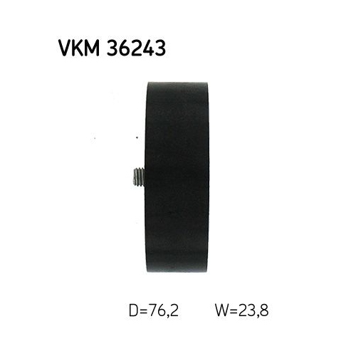 Umlenk-/Führungsrolle, Keilrippenriemen SKF VKM 36243 für FORD VOLVO LAND ROVER