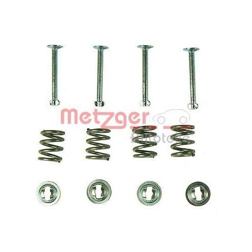 Bremsbackensatz METZGER MG 982V für, Hinterachse