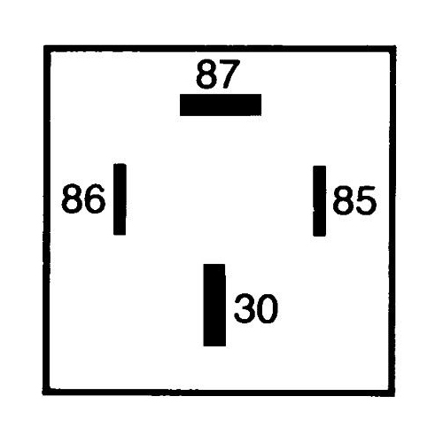 Relais, Arbeitsstrom HELLA 4RA 003 437-091 für DAF FORD IVECO FAUN O & K JCB VDL