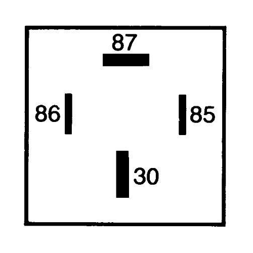 Relais, Arbeitsstrom HELLA 4RA 003 437-091 für DAF FORD IVECO FAUN O & K JCB VDL