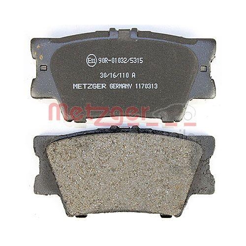 Bremsbelagsatz, Scheibenbremse METZGER 1170313 GREENPARTS für TOYOTA