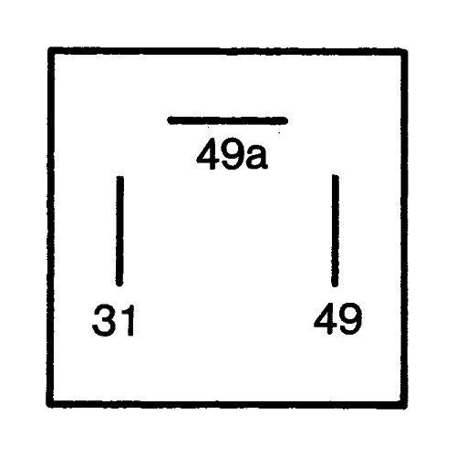 Blinkgeber HELLA 4DB 003 750-711 für AEBI AUDI DAF FORD MERCEDES-BENZ SEAT SKODA