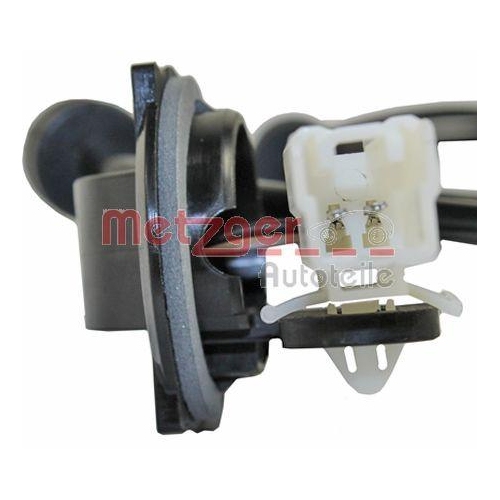 Sensor, Raddrehzahl METZGER 0900831 für MAZDA, Hinterachse