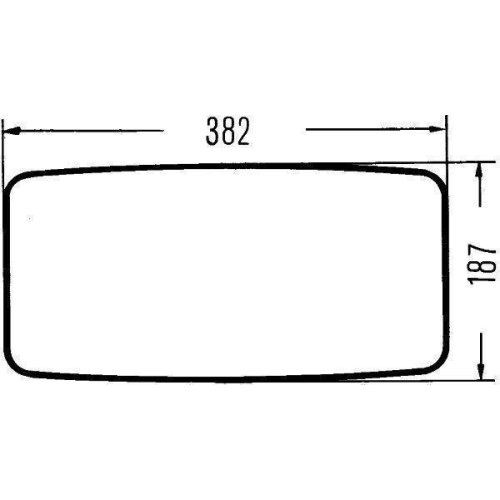 Außenspiegel HELLA 8SB 003 290-001 für DAF IVECO MAN MERCEDES-BENZ MITSUBISHI