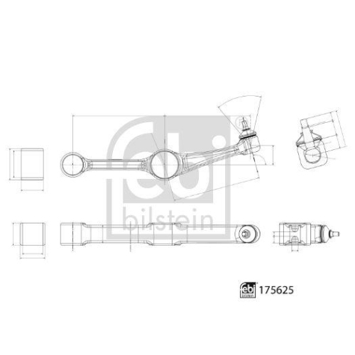 Febi Bilstein 1x 175625 Querlenker