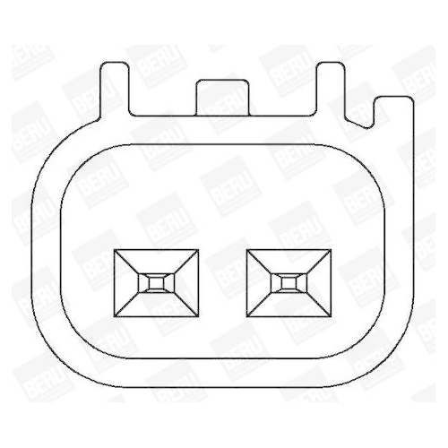 Zündspule BorgWarner (BERU) ZS369 für FORD HITACHI