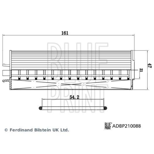 Blue Print 1x ADBP210088BP Ã–lfilter