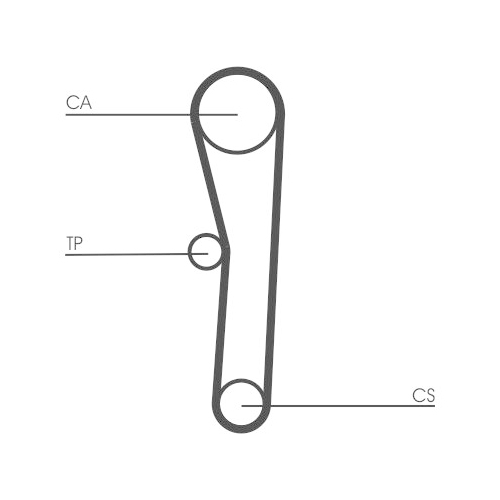 Zahnriemensatz CONTINENTAL CTAM CT1008K1