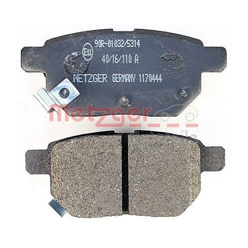 Bremsbelagsatz, Scheibenbremse METZGER 1170444 GREENPARTS für TOYOTA