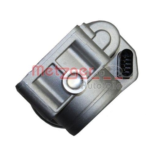 Drosselklappenstutzen METZGER 0892608 für CHRYSLER VAG