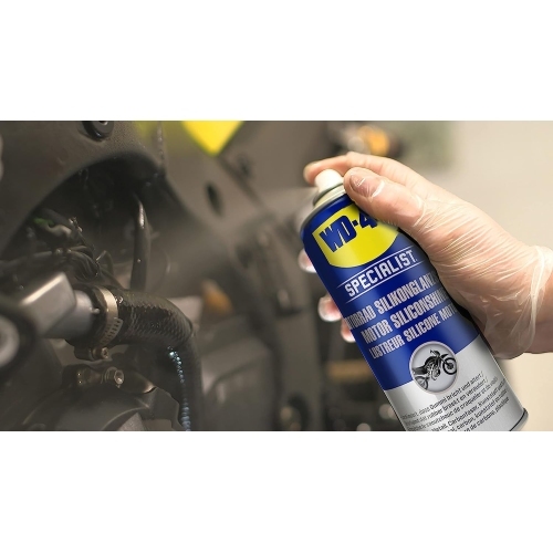 WD-40 Specialist Motorrad Silikonglanzspray Glanzspray Schmiermittel 2x400ml