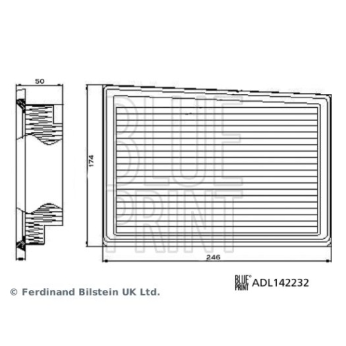 Blue Print 1x ADL142232BP Luftfilter