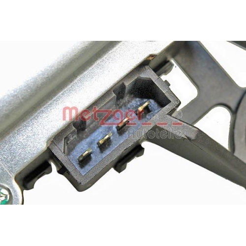 Wischermotor METZGER 2190856 für AUDI SEAT VAG, hinten