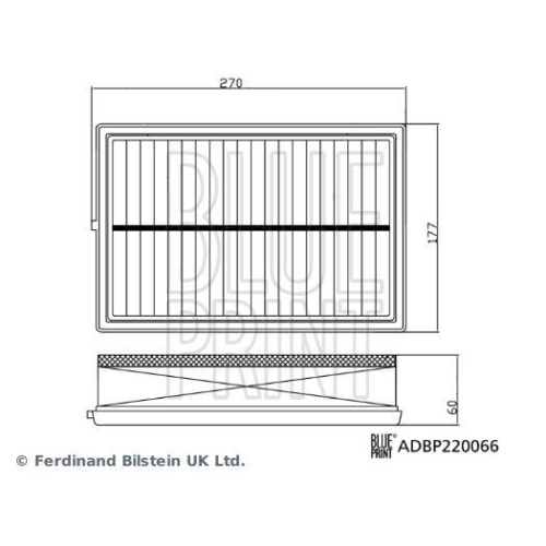 Blue Print 1x ADBP220066BP Luftfilter